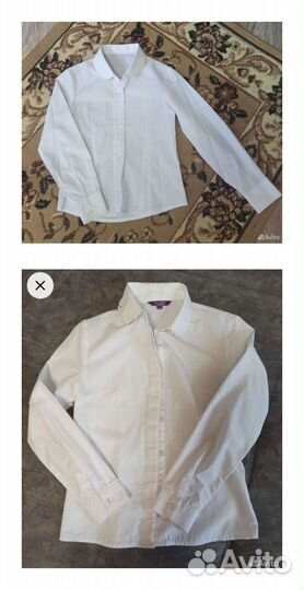 Школьные рубашки водолазки блузки и формы, юбки