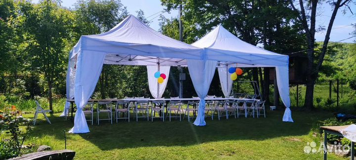 Аренда шатров, мебели, текстиля, декора, кейтеринг