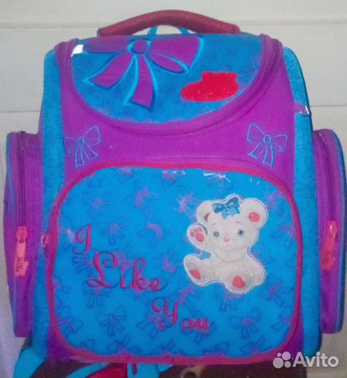 Портфель детский, ортопедический для девочки