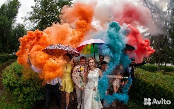 Набор цветных дымов