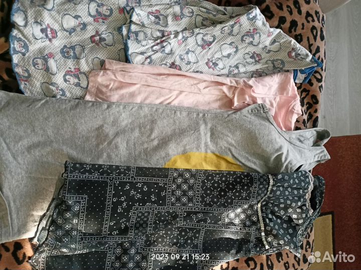 Вещи пакетом на девочку 140, 146, 152