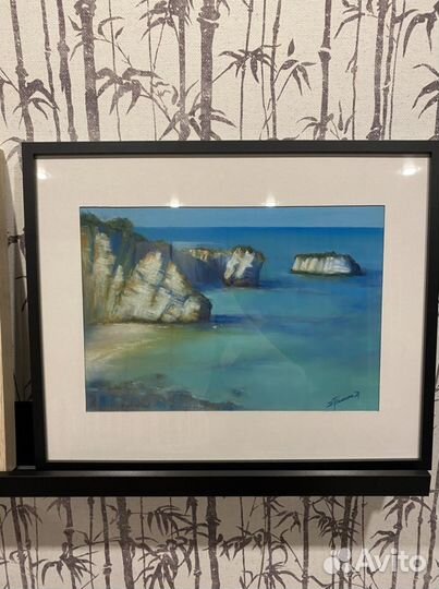 Картина Лазурный берег 40*50 пастель