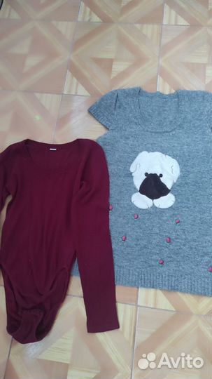 Кофта боди, жилет р.46