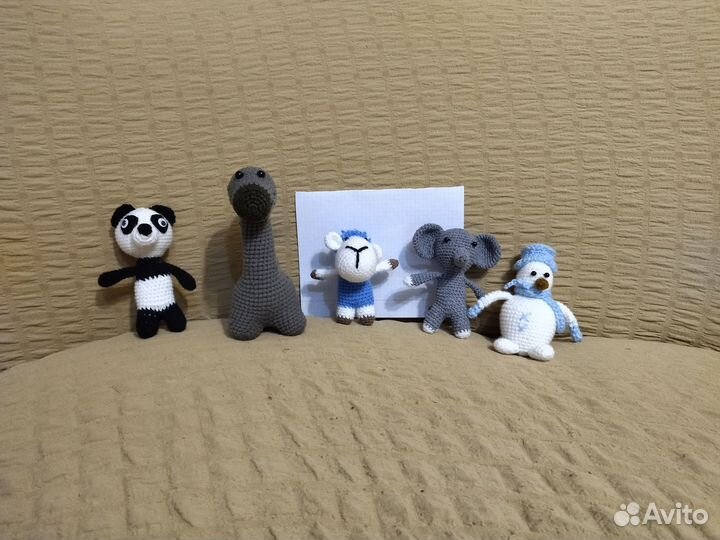Вязаные игрушки ручной работы