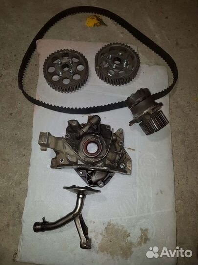 Маслонасос помпа приора ремень разрезные шестерни