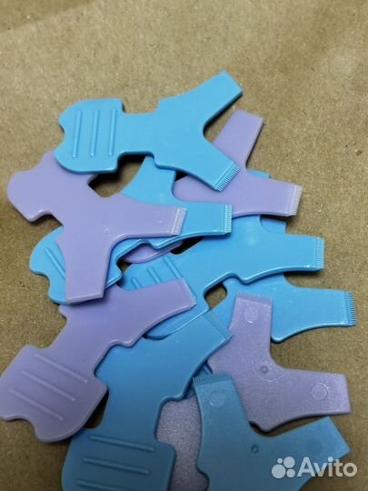 Рыбки/расчески/аппликаторы для лами ресниц 10 шт