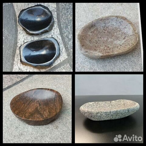 Мыльницы из натурального камня