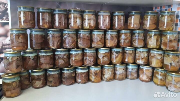 Пельмени домашние, вареники домашние, тушёнка