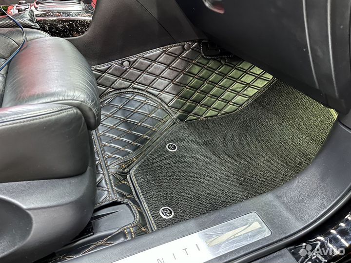 3D ковры из экокожи для Infiniti QX70 2016