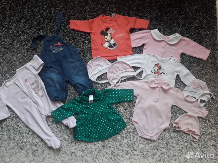 Детские вещи пакетом, р.62/68