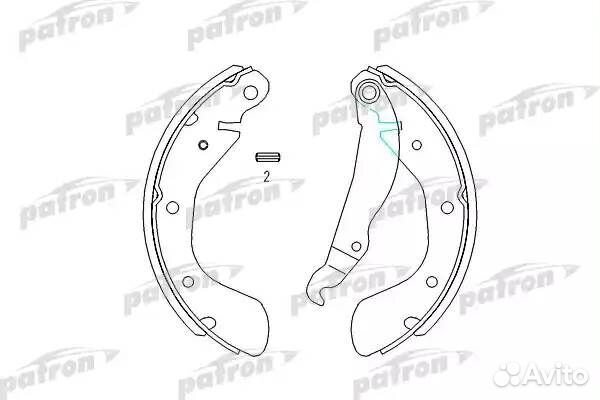 Колодки тормозные барабанные