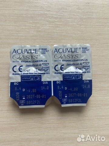 Acuvue Oasys D-4.00