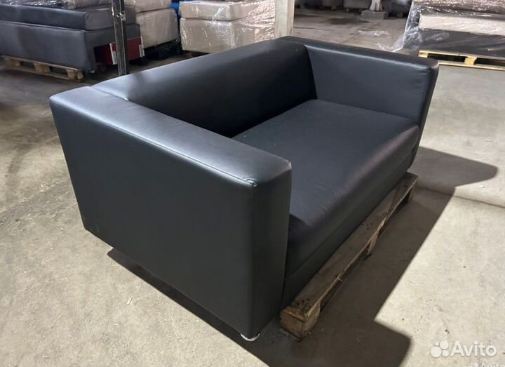 Диван для офиса Клиппан 2-х местный кожзам