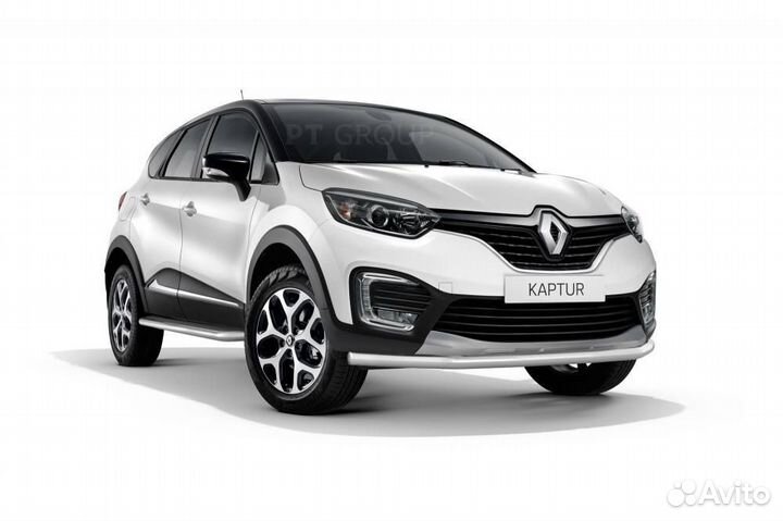 Защита бампера renault Kaptur 2016