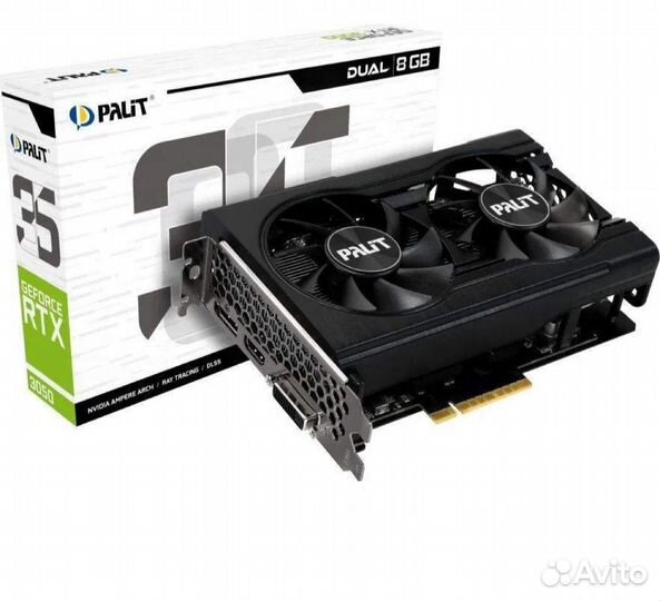 Видеокарта Palit nvidia GeForce RTX 3050 Dual