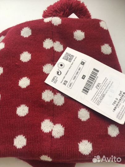 Комплект шапка, шарф