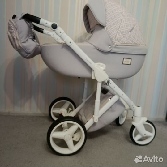Коляска adamex 3 в 1 бу