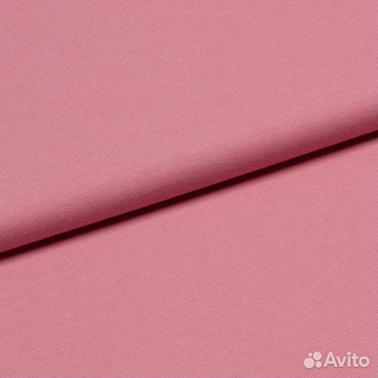 Футер 2х нитка компакт пенье розовый рулон 40,7 м