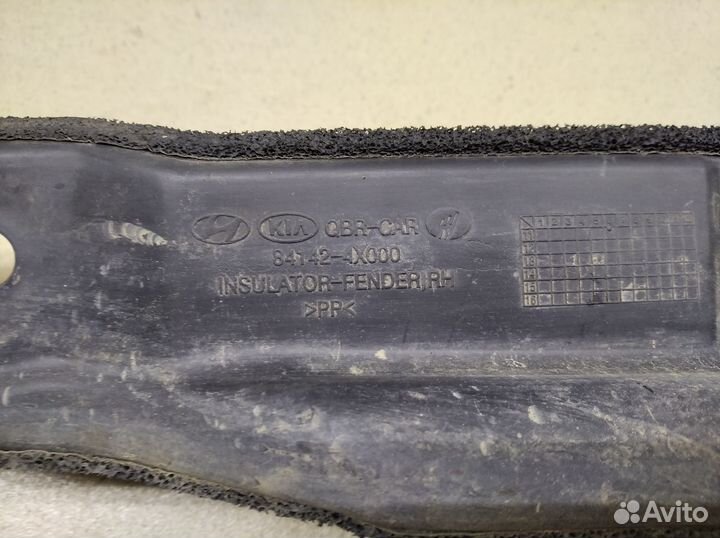 Пыльник (кузов внутри) RIO 2011-2017