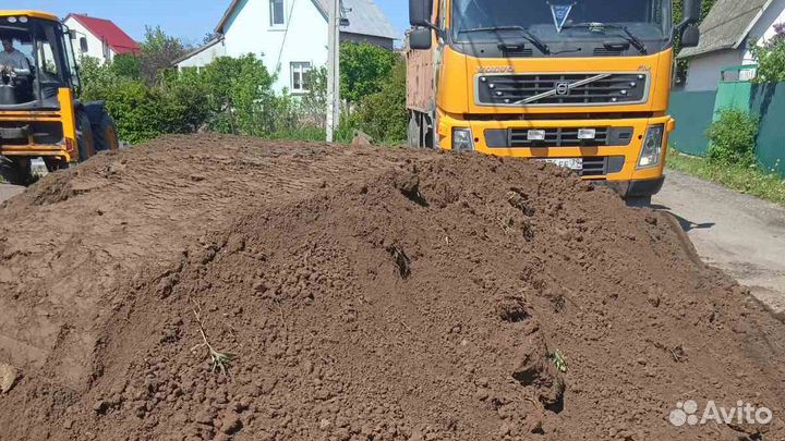 Плодородный грунт, полевая земля доставка