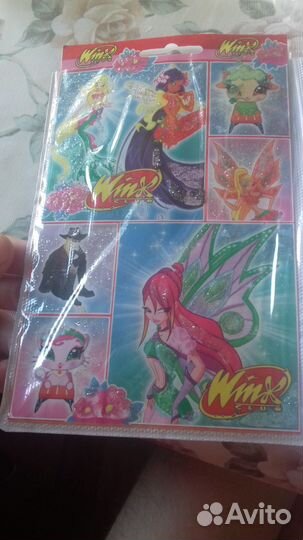 Наклейки Winx club