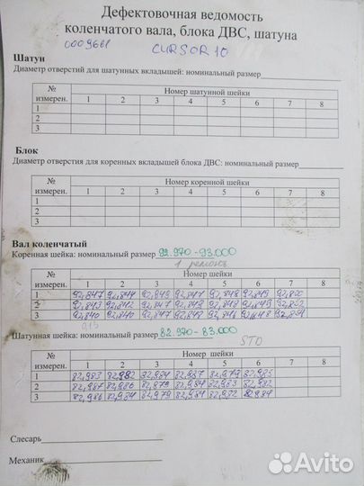 Коленвал Iveco 99437550