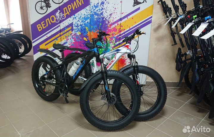 Велосипед внедорожник фэтбайк 24