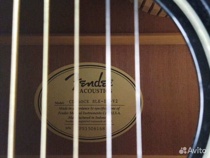 Акустическая гитара fender cd 60