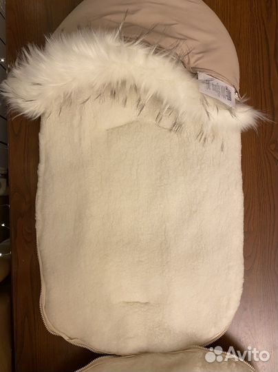 Зимний конверт для новорожденных (овечья шерсть)
