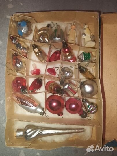 Елочные игрушки СССР малютка