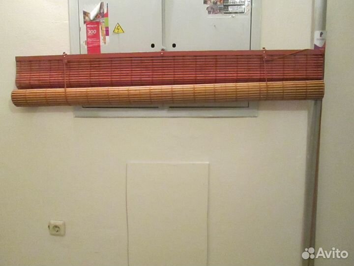 Жалюзи рулонные шторы день ночь из дерева 140*160