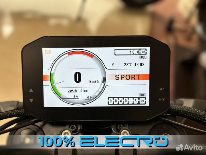 Электромотоцикл Alrendo TS Bravo