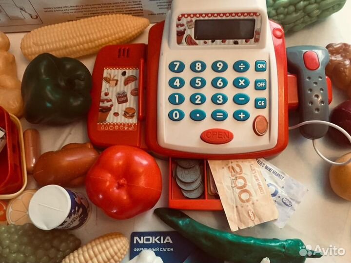 Магазин Кассовый аппарат 35 предметов