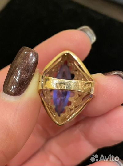 Золотое кольцо 583 СССР маркиза