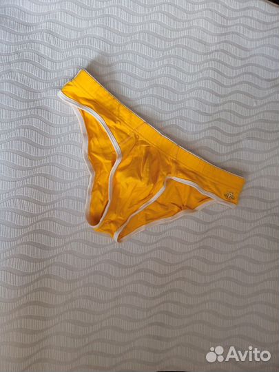 Мужские трусы слипы желтые