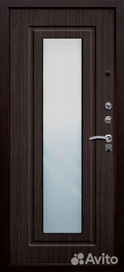Дверь входная мдф + зеркало вд-25