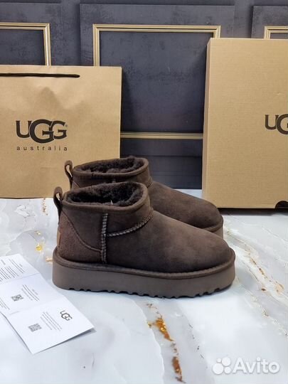 Угги Ugg шоколадные коричневые