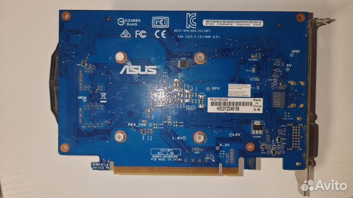 Видеокарта gt 1030
