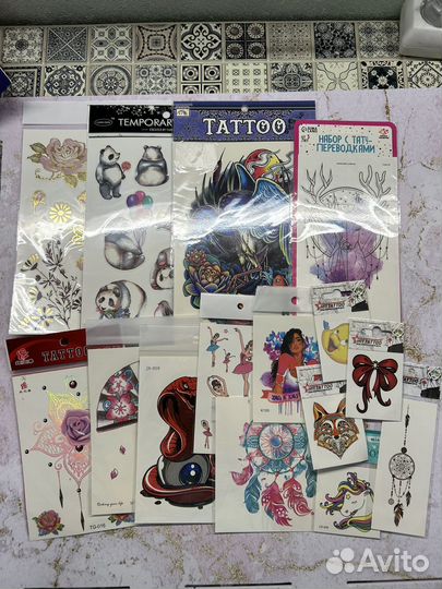 Набор переводных тату