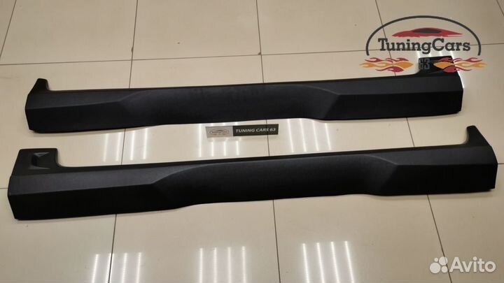 Накладки на пороги пластиковые KIA Spectra