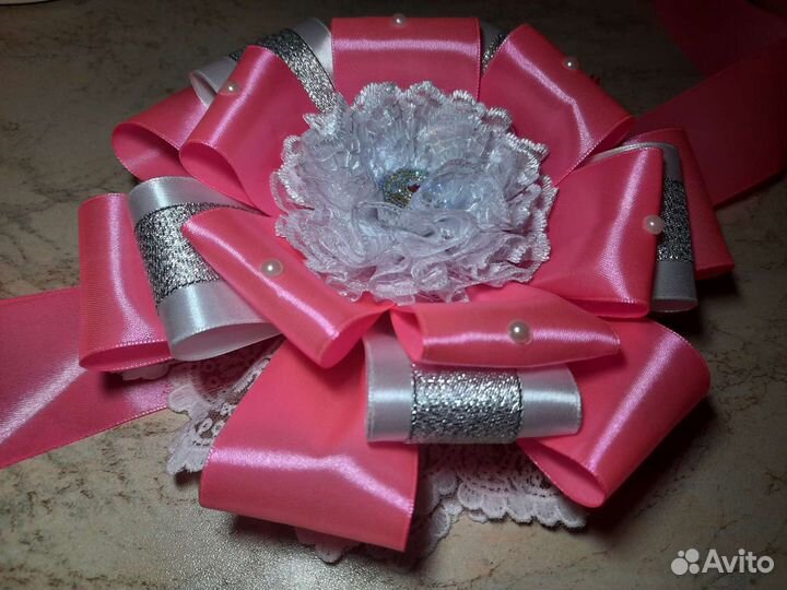 Бант на выписку из роддома