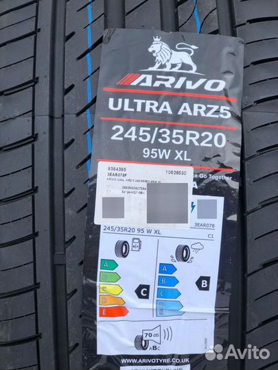 Arivo Ultra ARZ5 245/35 R20 и 275/30 R20 95W