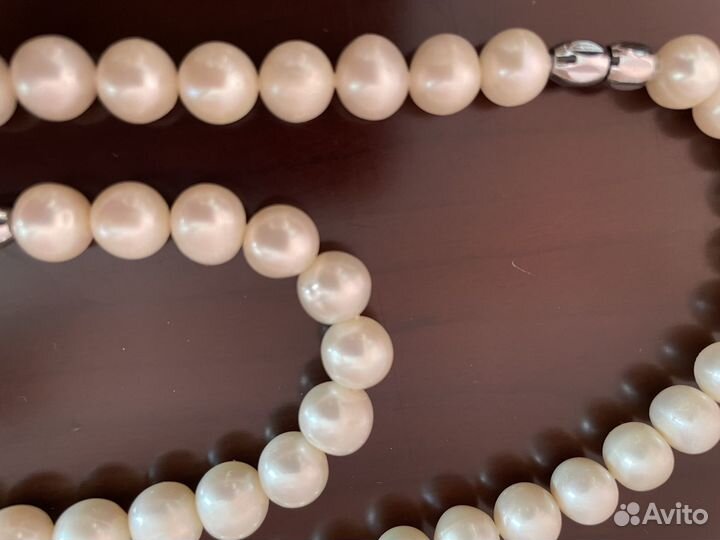 Бусы из натурального жемчуга