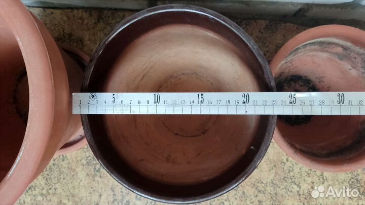 Горшки керамика/ глина / большие