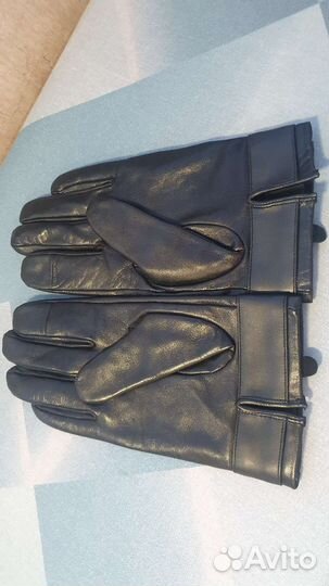Новые кожаные мужские перчатки Karl Lagerfeld, 9 р