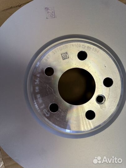 Тормозной диск передний правый BMW, 34106887398