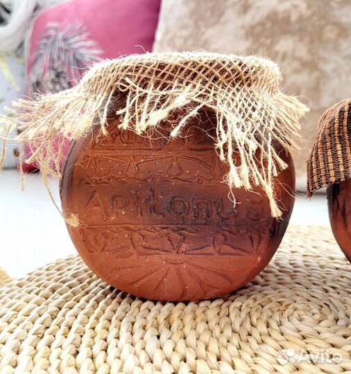 Горшочек глиняный