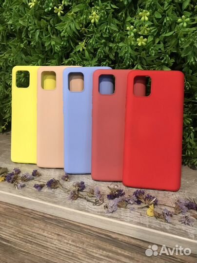 Чехол силиконвый Samsung Note 10 lite