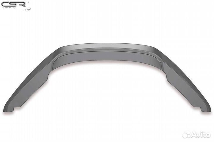 VW Scirocco 08-14 Сплиттер пер. бампера глянцевый