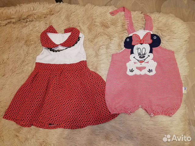 Пакет вещей 6-12 мес для девочки